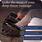 Cloud Massage Shiatsu Foot Massager Black with Heat for Pain Relief