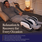 Cloud Massage Shiatsu Foot Massager White with Heat for Pain Relief