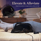 Cloud Massage Shiatsu Foot Massager Black with Heat for Pain Relief