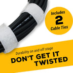 GLS Audio XLR Mic Cable 100ft Balanced Male to Female