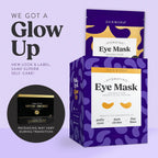 DERMORA Under Eye Patches Golden Glow 15 Pairs for Dark Circles