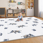 Motherly Haven Foldable Baby Play Mat 79x71 Waterproof Foam Reversible