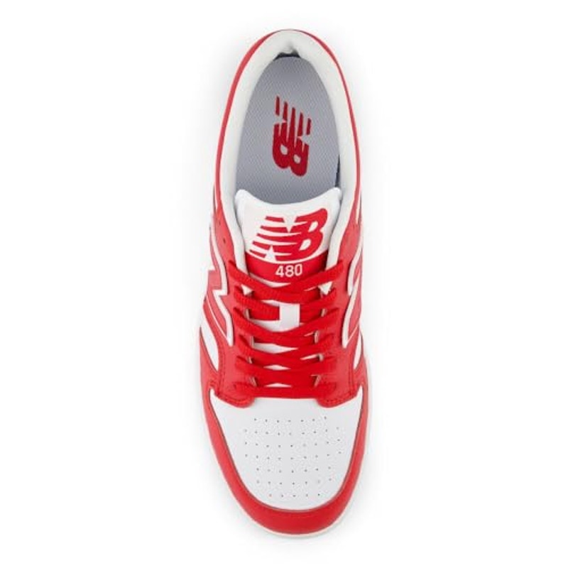 New Balance Men 480 V1 Sneakers Team Red/White