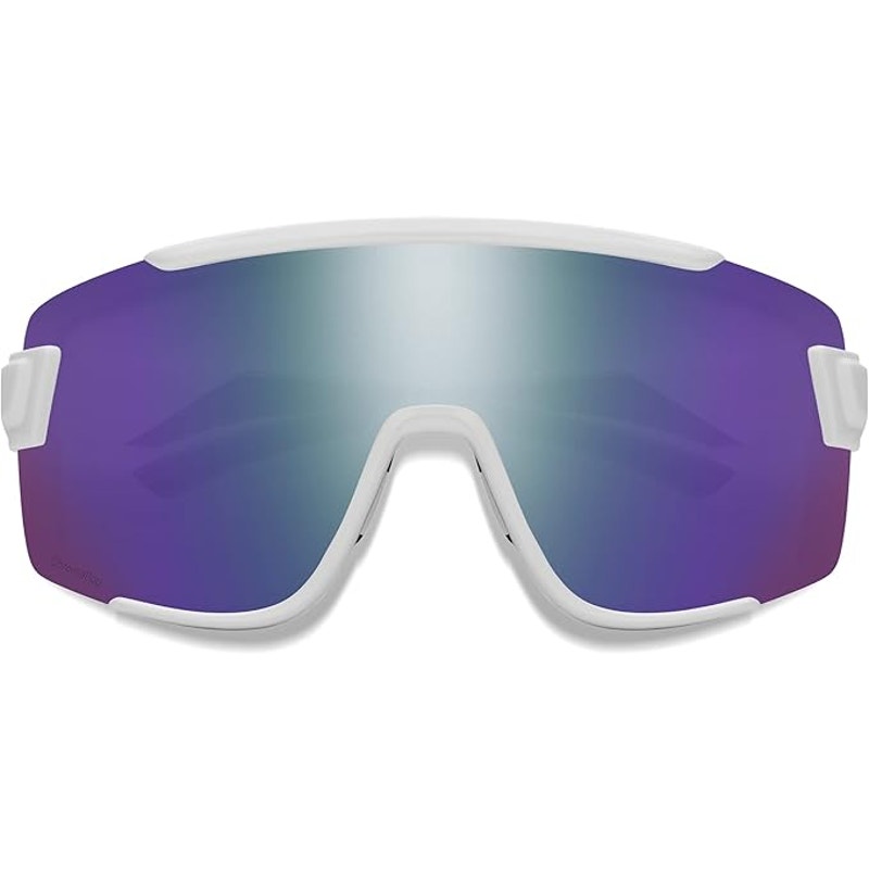 SMITH Unisex Wildcat Sunglasses w ChromaPop Lens,White/Red