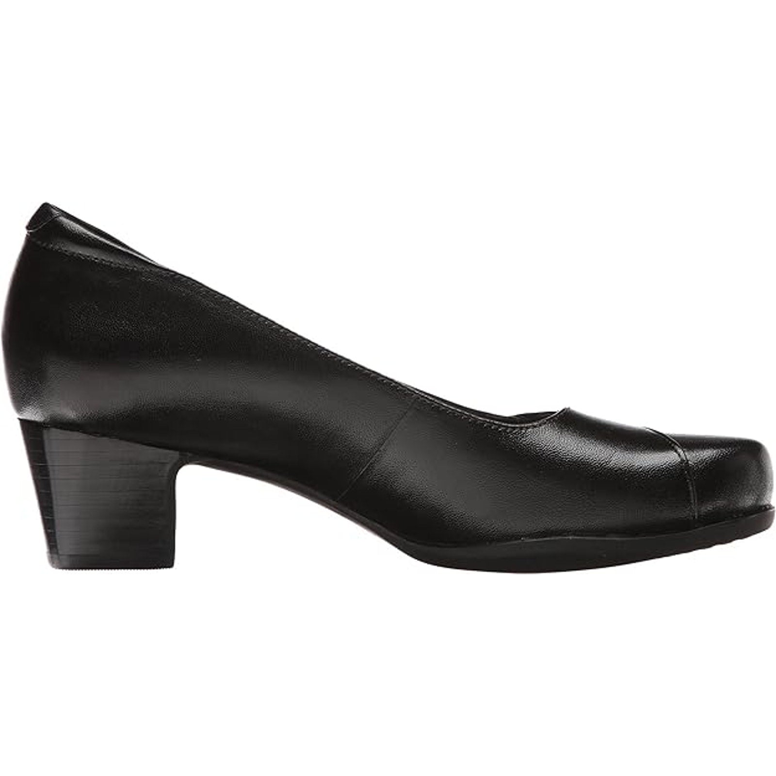 Clarks Women Rosalyn Belle, Black Leather size 6 M US