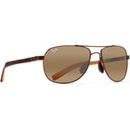 Maui Jim Unisex Polarized Aviator Sunglasses, Size Medium