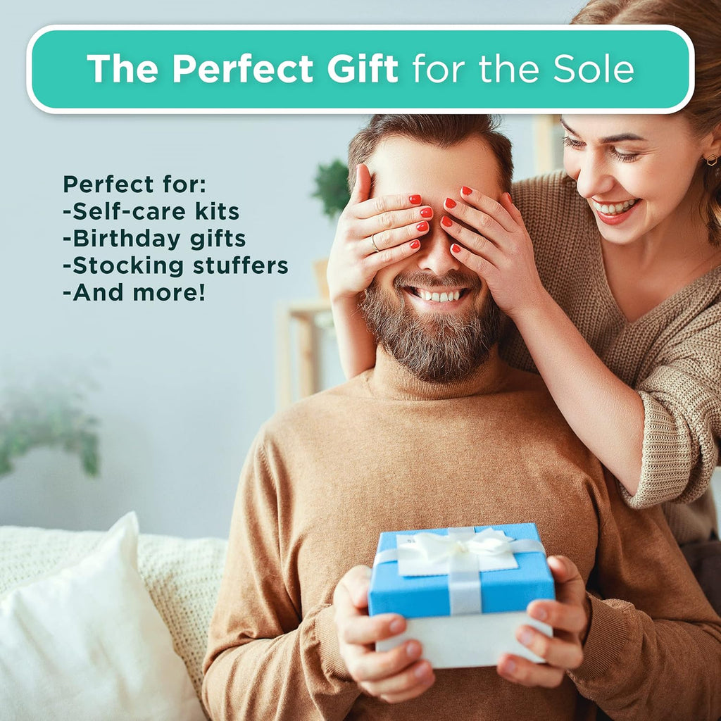 DERMORA Foot Peel Mask Tea Tree 2 Pack for Dry Cracked Feet