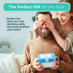 DERMORA Foot Peel Mask Tea Tree 2 Pack for Dry Cracked Feet