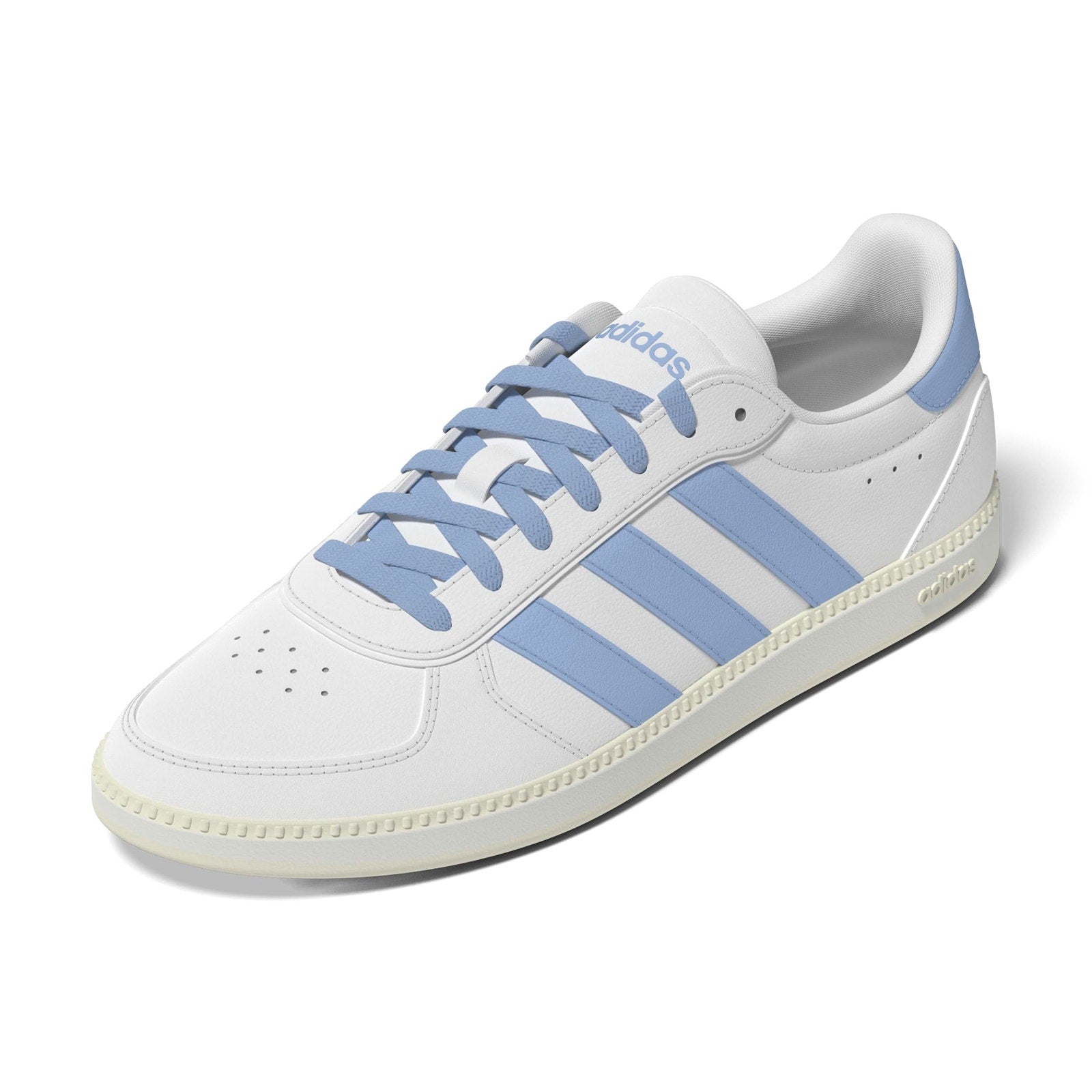 Adidas Women Breaknet Sleek Sneaker White/Blue/Off White size 6