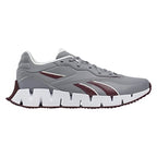 Reebok Unisex Zig Dynamica 4 Shoes Pure Grey/Maroon/Chalk Size 11