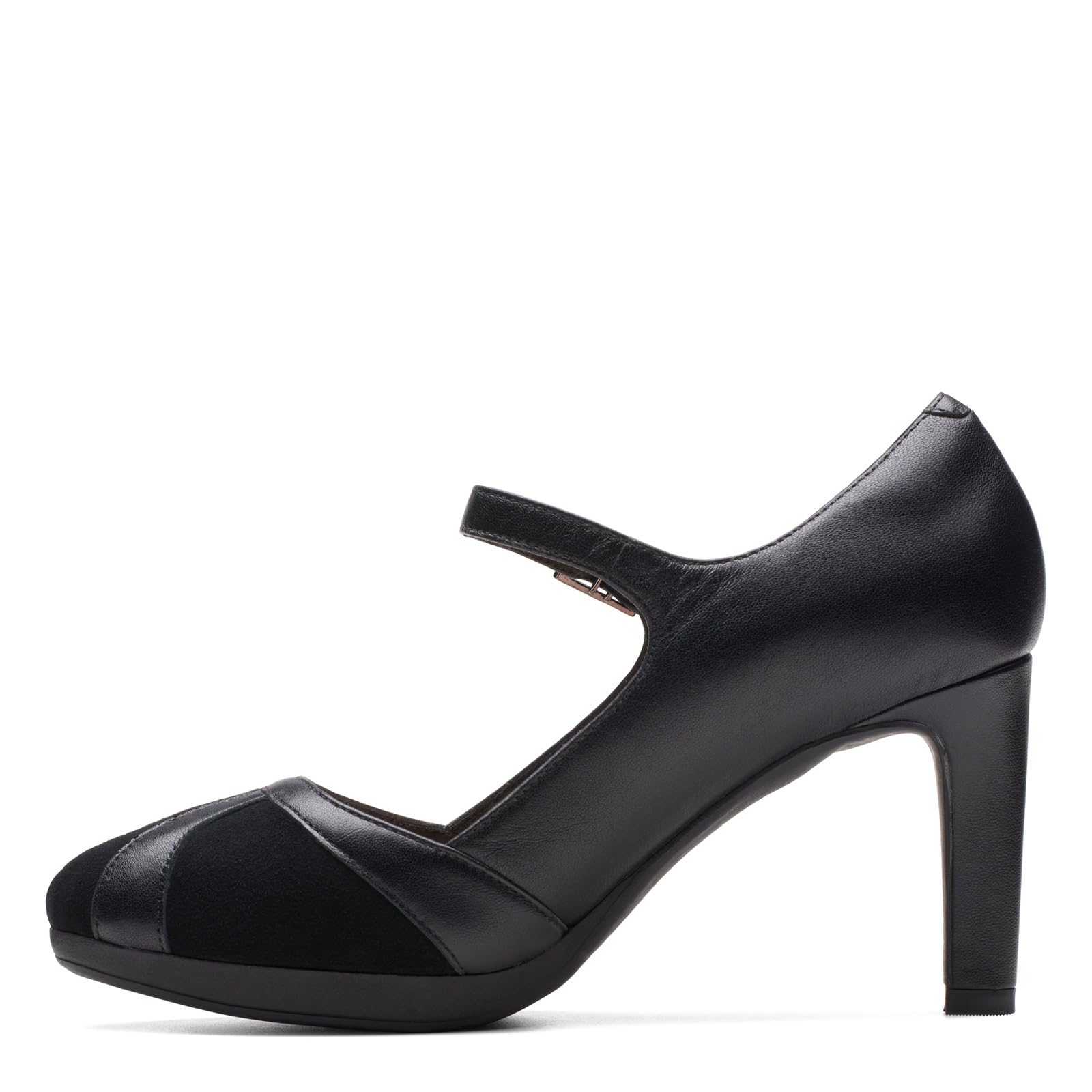 Clarks Women Ambyr Light Pump Black Combi Size 6