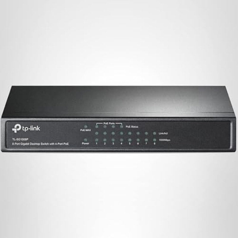 TP-LINK SG1008P 8-port Gigabit Desktop Switch with 4-Por