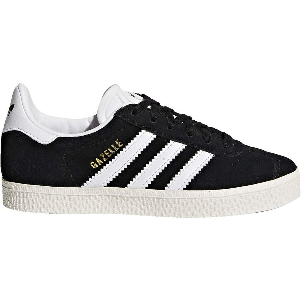 Adidas Originals Gazelle Black/White/Gold Big Kid