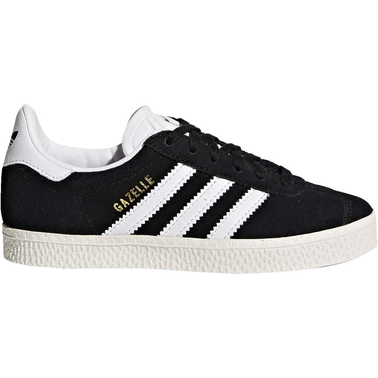 Adidas Originals Gazelle Black/White/Gold Big Kid