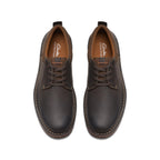 Clarks Men Eastridge Low Oxford Dark Brown Leather Size 7 Wide