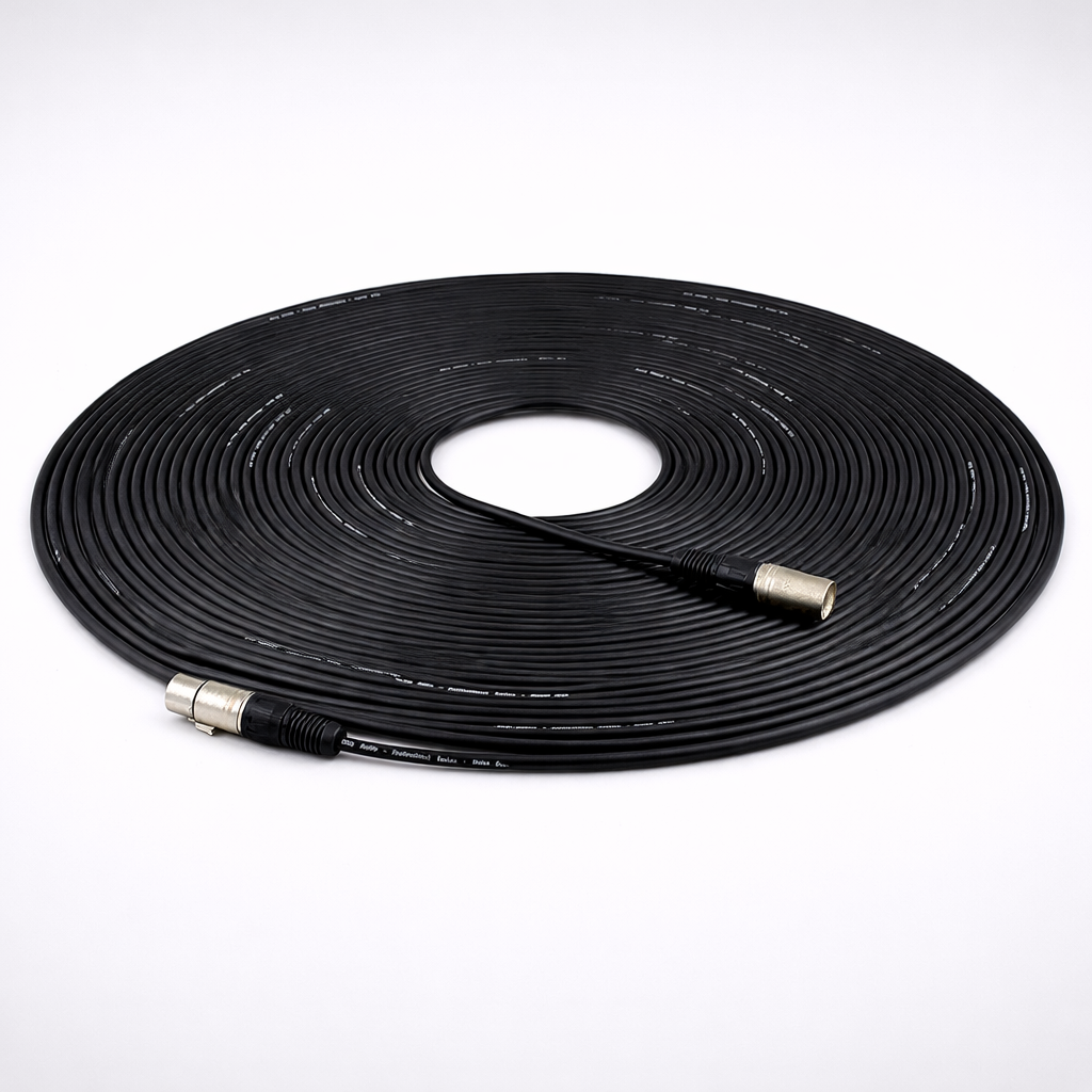 GLS Audio XLR Mic Cable 100ft Balanced Male to Female