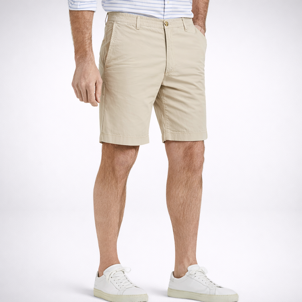 MCGREGOR Men Golf Shorts Cotton Chino Lightweight Beige Size 33