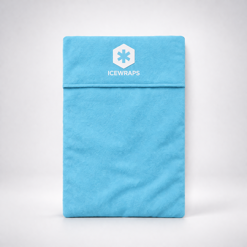 ICEWRAPS Ice Pack Fabric Cover 10x14 Reusable Sleeve