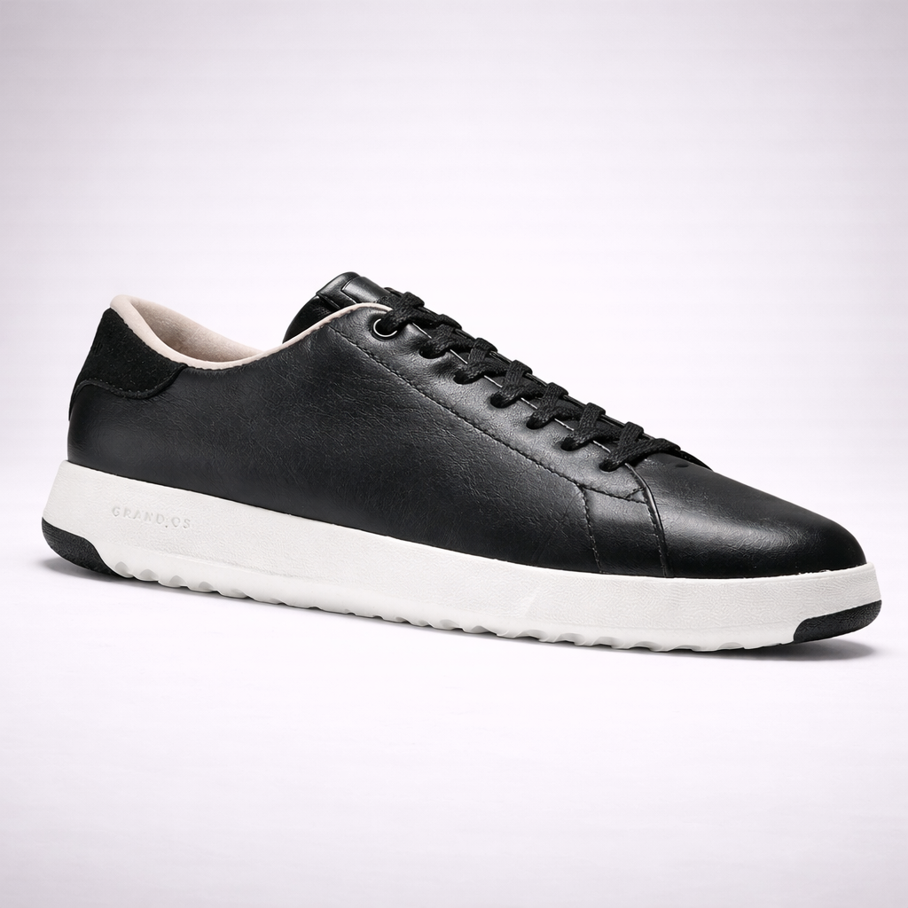 Cole Haan Women GrandPro Lace Sneaker Black/White Size 9.5
