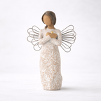 Willow Tree Remembrance Angel Darker Skin Hand-Painted Figure