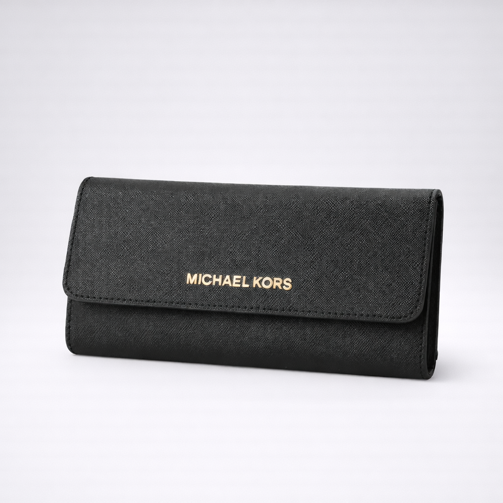 Michael Kors Women Jet Set Travel Trifold Wallet Large