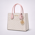 Michael Kors Women Medium Logo Leather Accordion Crossbody Bag
