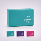 URBNFit Yoga Blocks 2 Pack with Strap High Density Foam