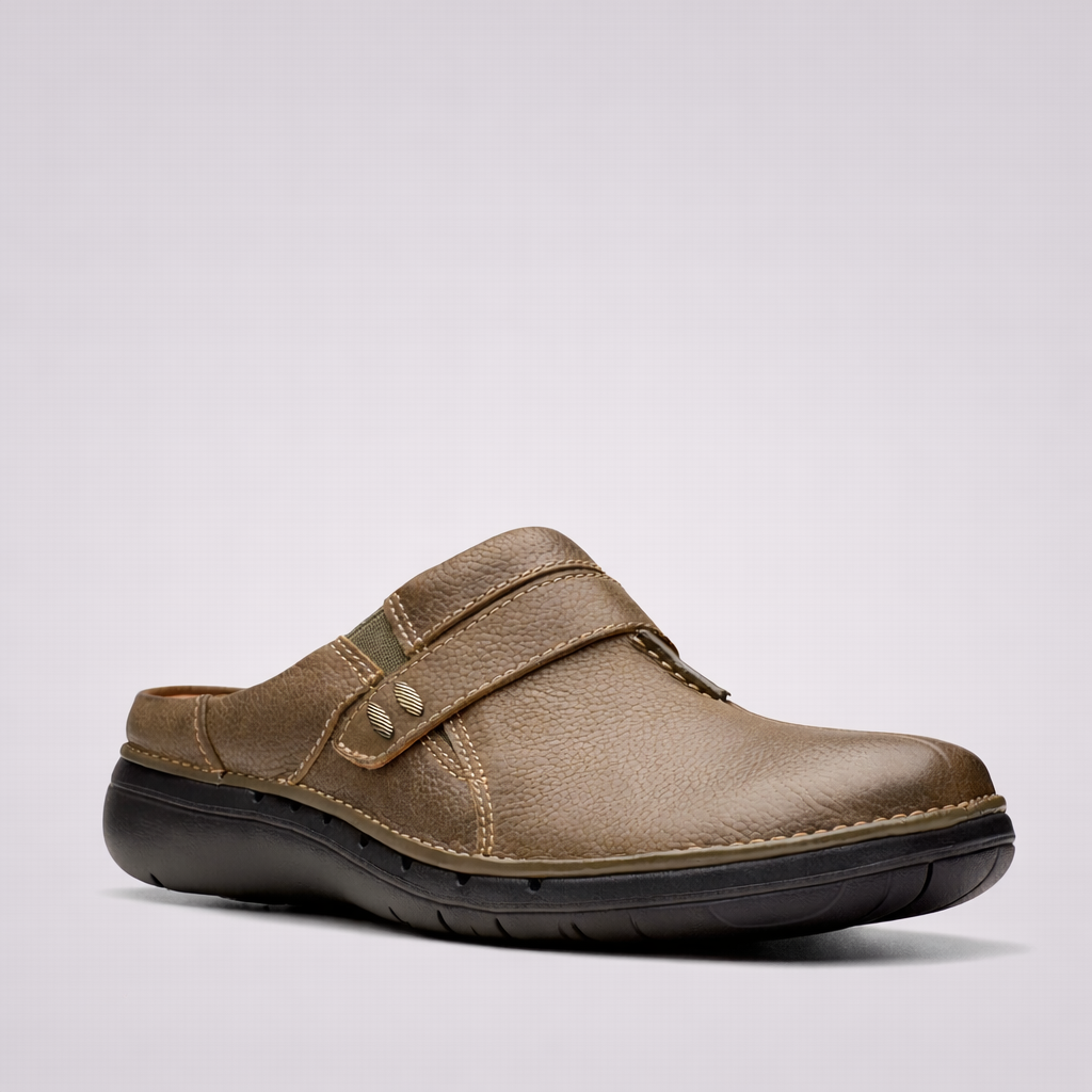 Clarks Unisex Un Loop Ease Sneaker Dark Olive Size 8.5