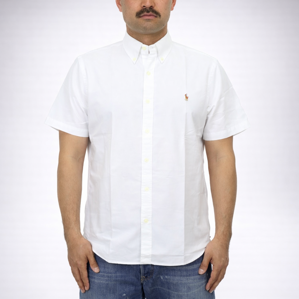 Polo Ralph Lauren Men Classic Fit Short Sleeve Shirt White Size XL