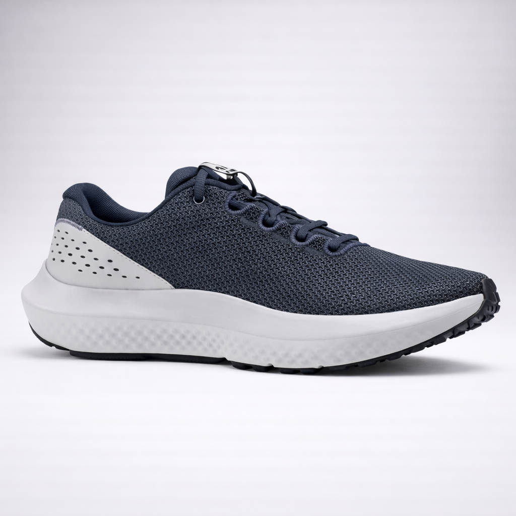 Under Armour Men Charged Surge 4 Running Shoes Gray Size 9