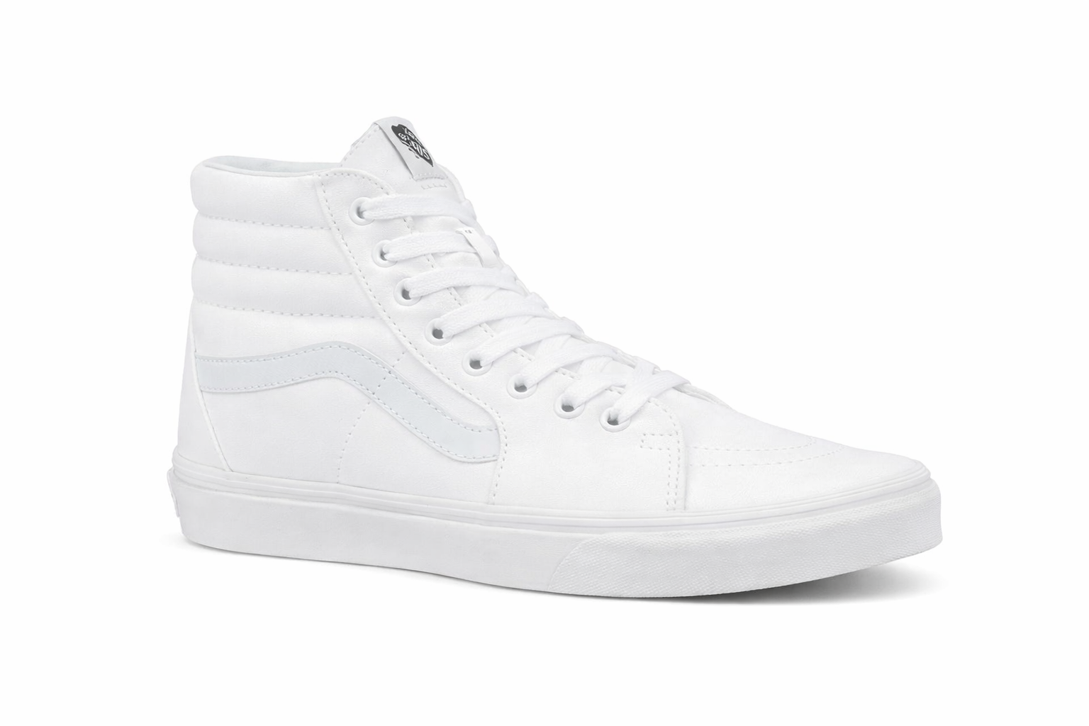 Vans Unisex High-Top Shoes White Size 8 Men 9.5 Women