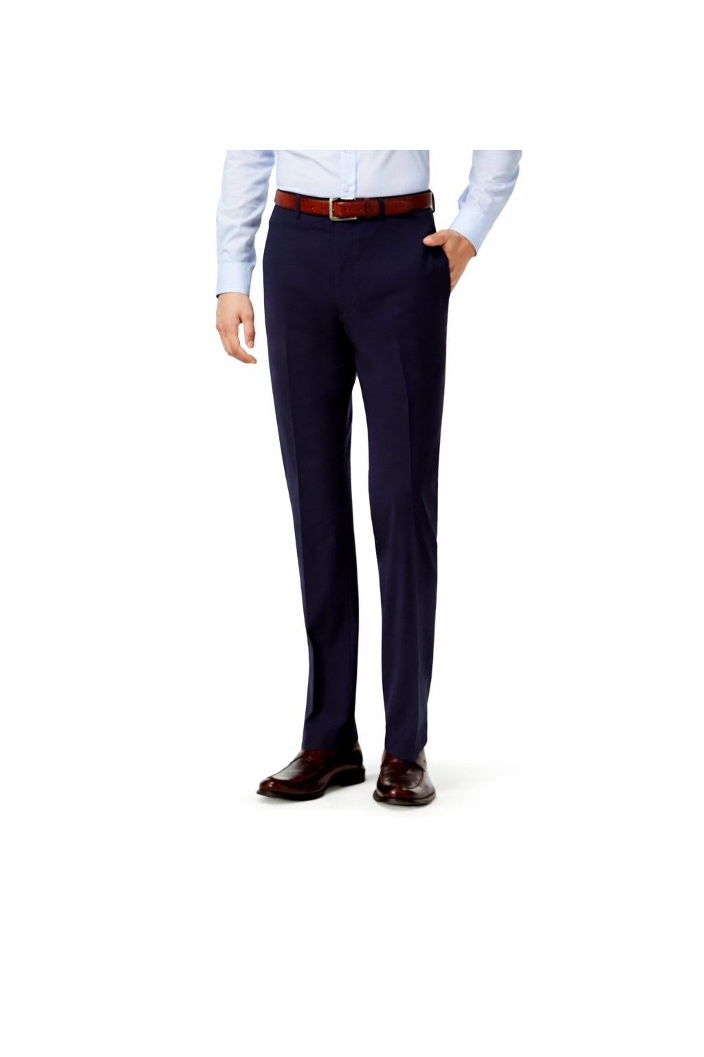 Calvin Klein Men Slim-Fit Suit Pants -Navy Size 40x30US