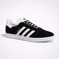 Adidas Men Originals Gazelle Casual Shoes Black/White/Gold Metallic Size 11