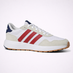Adidas Kids Run 60s Shoes White/ Red/Dark Blue Size 5.5 M