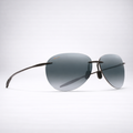 Maui Jim Unisex Polarized Sunglasses Grey Size Medium