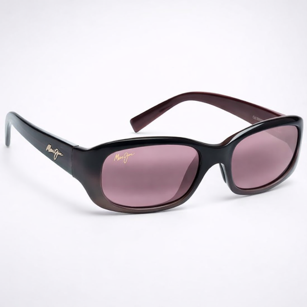 Maui Jim Unisex PUNCHBOWL Sunglasses Chocolate/Rose Rectangle
