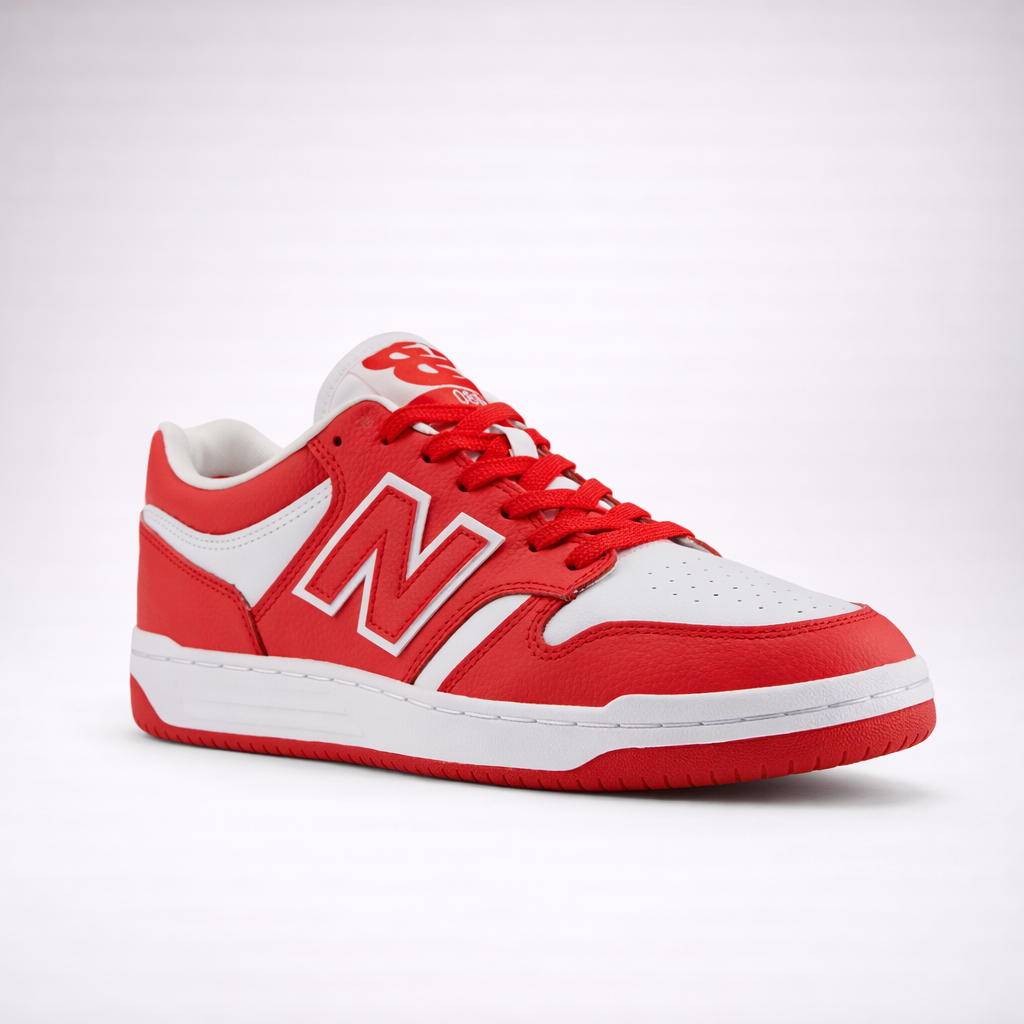 New Balance Men 480 V1 Sneakers Team Red/White