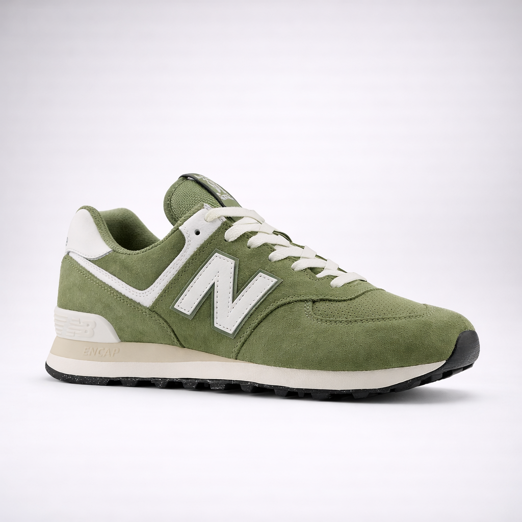 New Balance Unisex Sneakers Dark Olivine/Sea Salt
