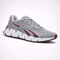 Reebok Unisex Zig Dynamica 4 Shoes Pure Grey/Maroon/Chalk Size 11