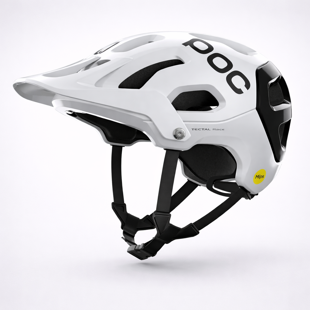POC Tectal Race MIPS Bike Helmet White/Black Size S