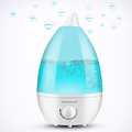 MEGAWISE Cool Mist Humidifier 0.5 Gal, Quiet Essential Oil Diffuser