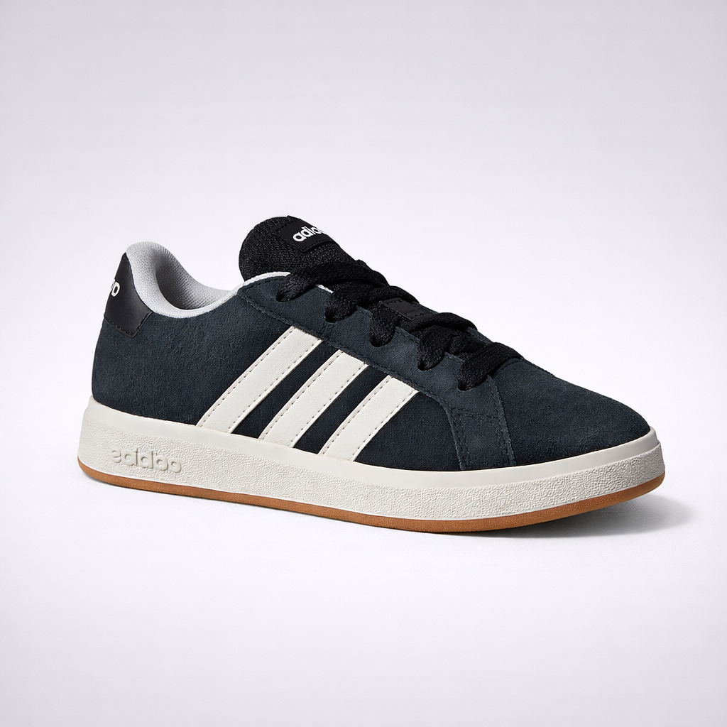 Adidas Kids Sportswear Black/Off White/Gum Size 1
