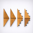 Majestick Goods Deck Tile Edge Herringbone 4 Pack