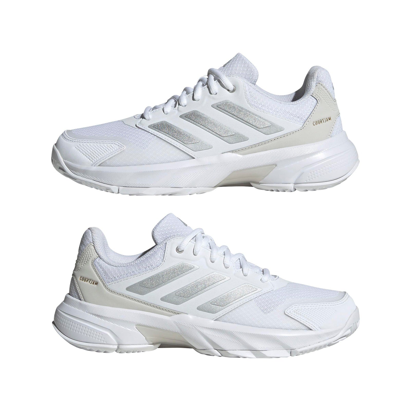 Adidas Women CourtJam Control 3 Tennis Shoes White Size 6