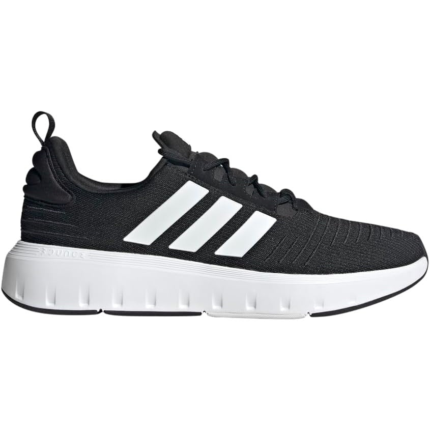 Adidas Men Swift Run23 Sneakers Black/White Lightweight Size 13