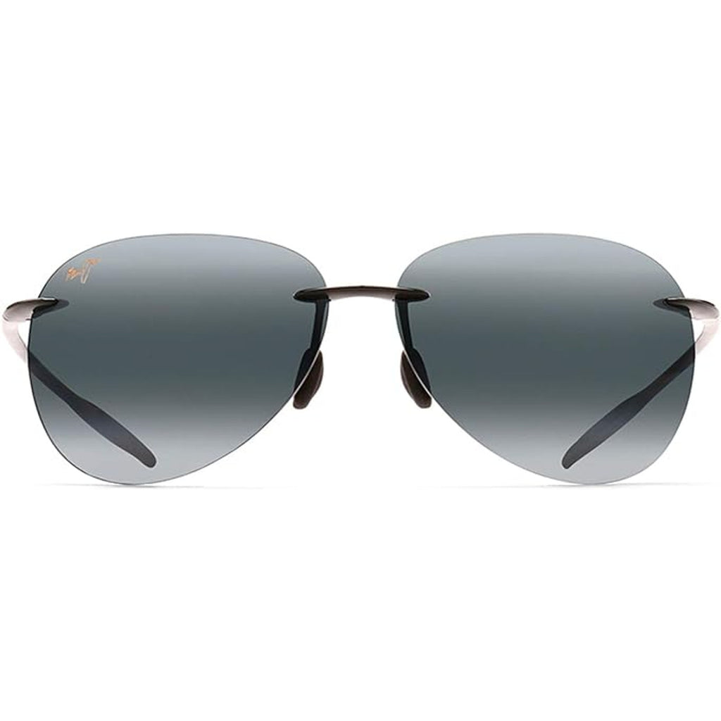 Maui Jim Unisex Polarized Sunglasses Grey Size Medium
