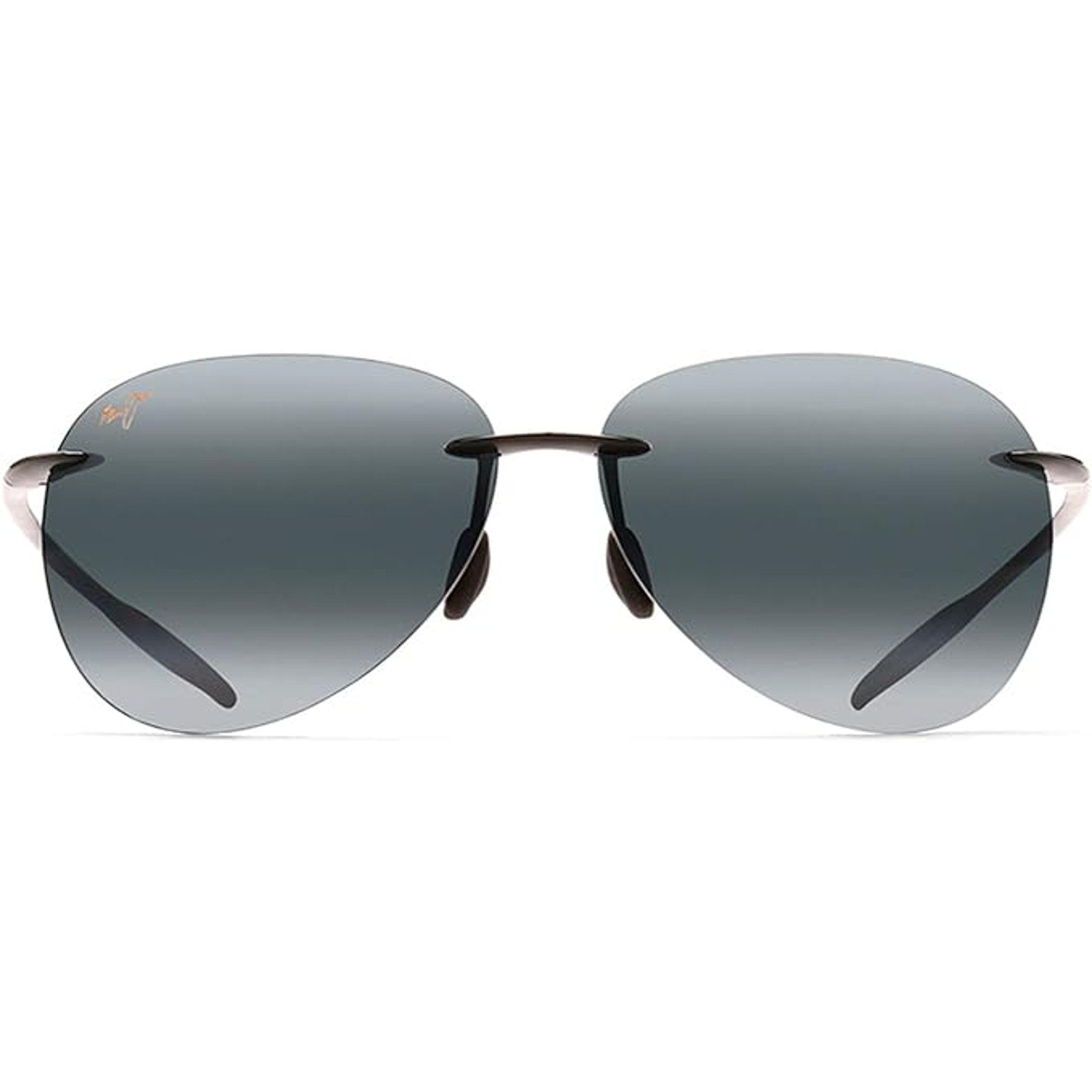 Maui Jim Unisex Polarized Sunglasses Grey Size Medium
