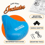 Bikeroo Comfort Bike Saddle Memory Foam Black