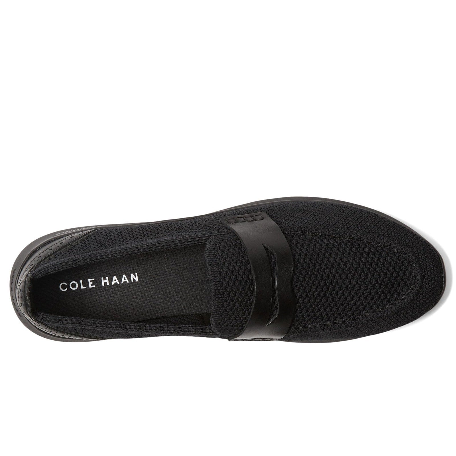 Cole Haan Women Zerogrand Meritt Stitchlite Loafer Black Knit/Black 5B US