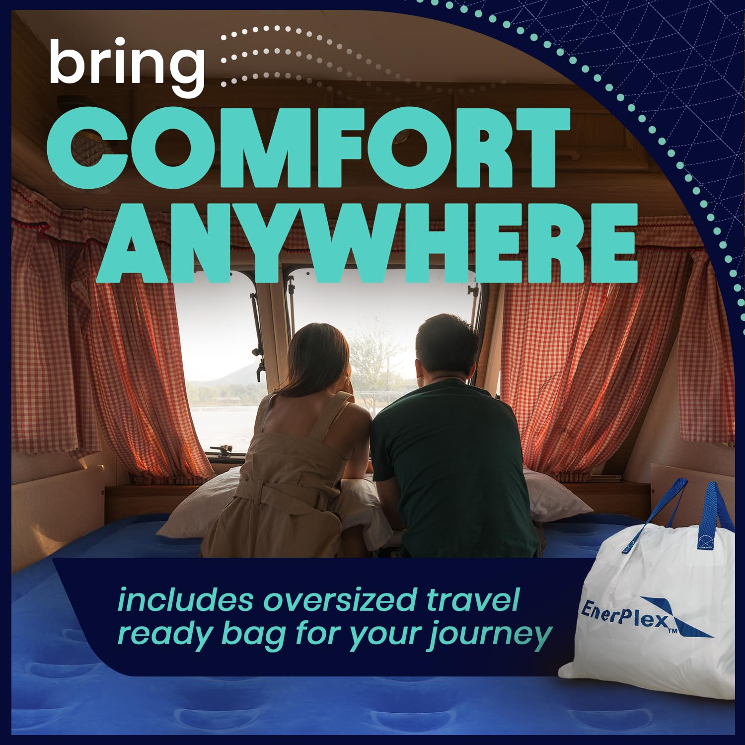 EnerPlex Twin Air Mattress 16" w/Built-in Pump